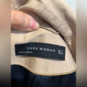 Zara double breasted trench size small